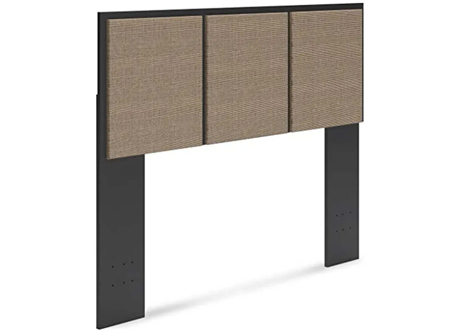 Signature Design by Ashley Charlang Modern Panel Headboard ONLY, Full, Brown & Black