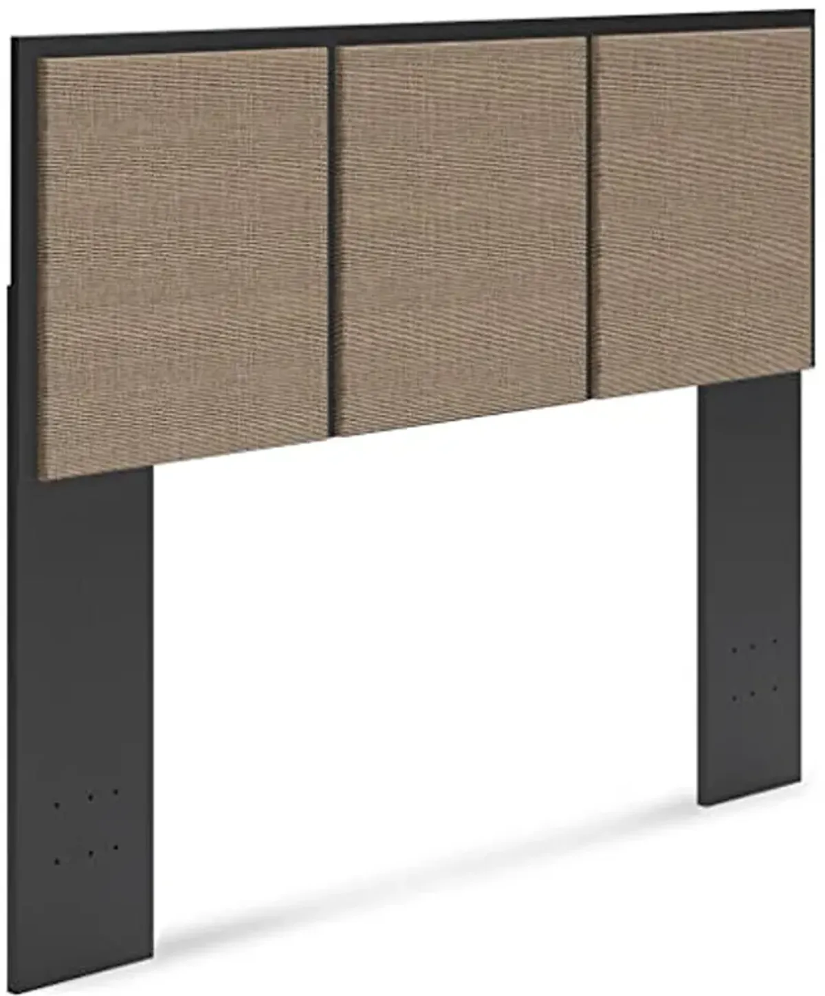 Signature Design by Ashley Charlang Modern Panel Headboard ONLY, Full, Brown & Black