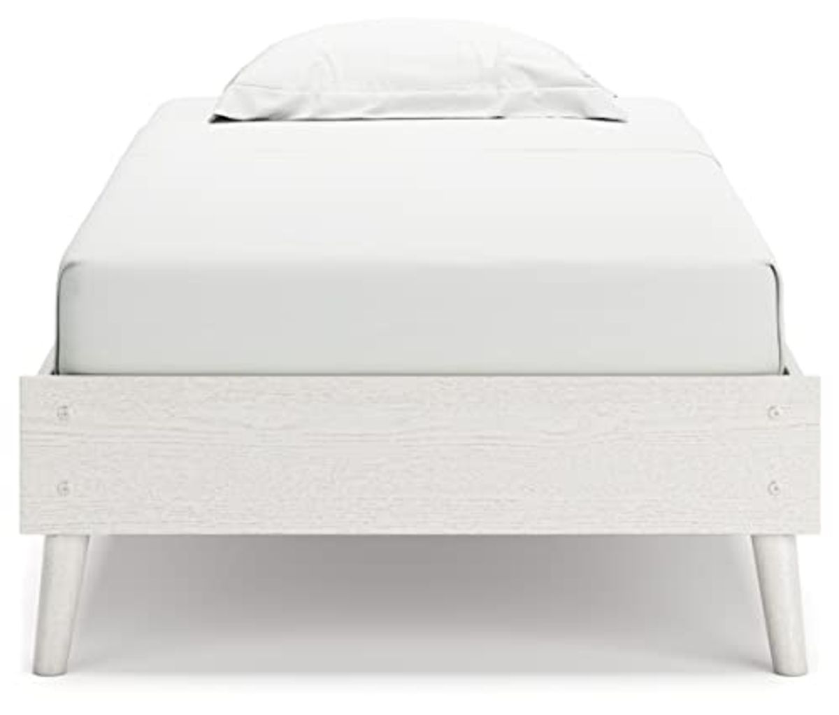 Signature Design by Ashley Aprilyn Modern Platform Bed, Twin, White