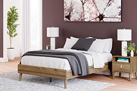 Signature Design by Ashley Aprilyn Contemporary Platform Bed, Full Light Brown