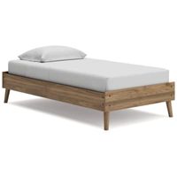 Signature Design by Ashley Aprilyn Contemporary Platform Bed, Twin, Light Brown
