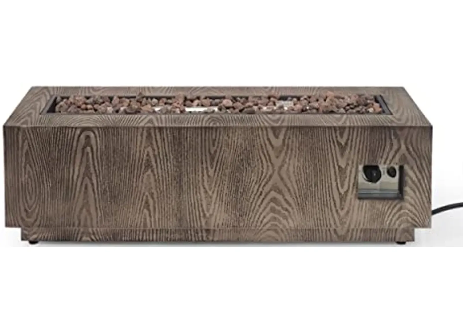 Christopher Knight Home 317519 Wellington Fire Pit, Brown Wood Pattern