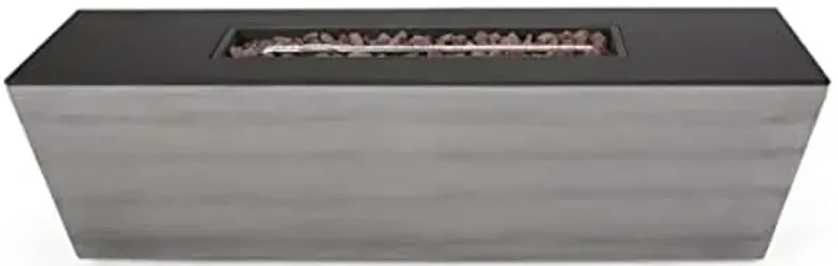 Christopher Knight Home 317522 Langton Fire Pit, Dark Gray + Black