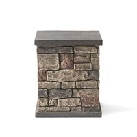 Christopher Knight Home 317501 Chesney End Table, Stone Finish