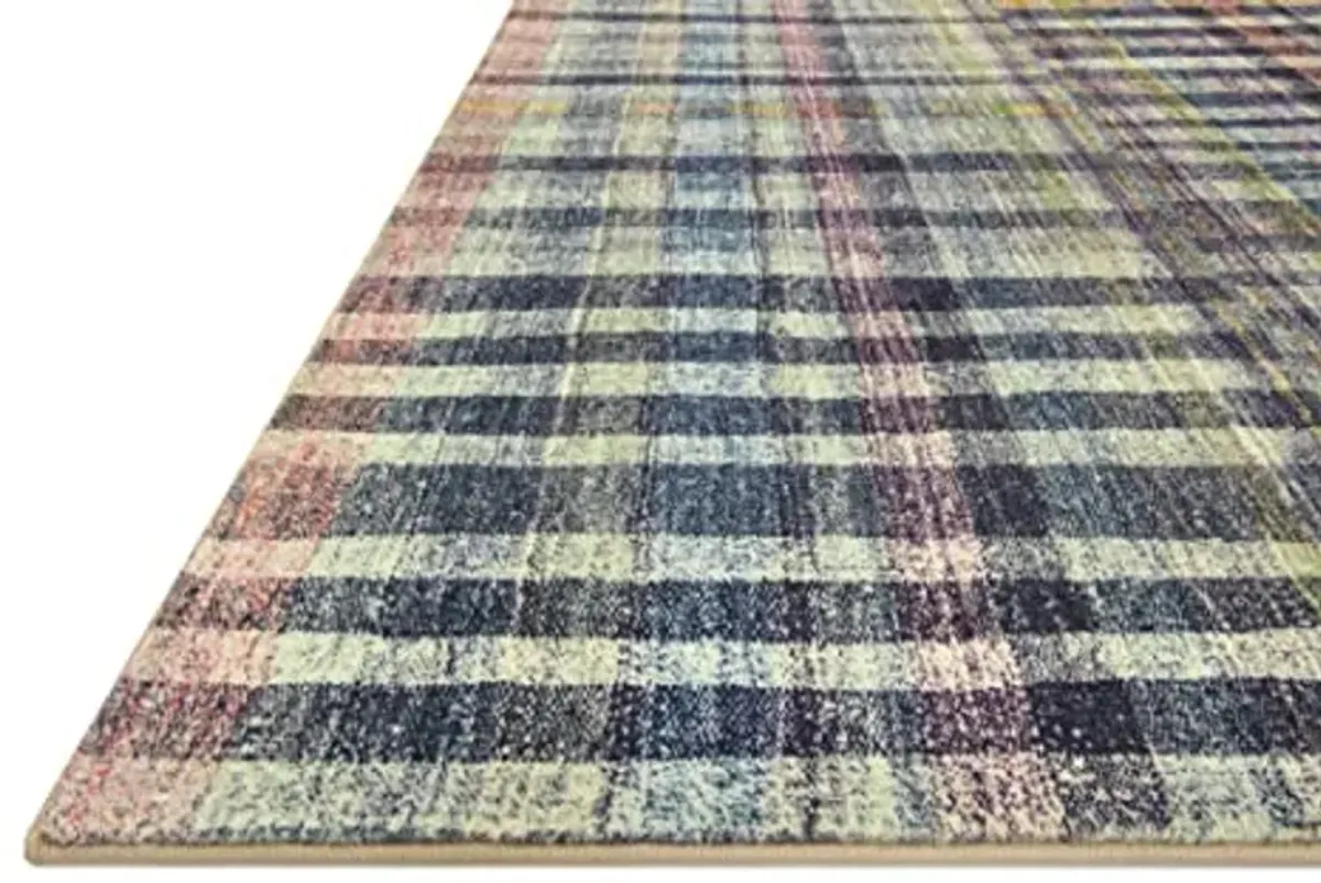 Loloi Chris Loves Julia Humphrey Collection HUM-04 Plum/Multi 2'-3'' x 7'-6'', .38" Pile Height, Runner Rug feat. CloudPile