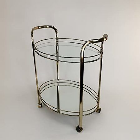Wayborn Contemporary Champagne Glass Assembly Required Starla Serving CART 26″W X 18″D X 31″H