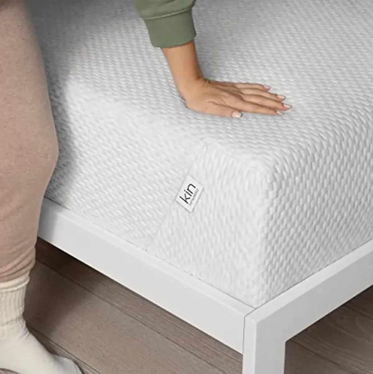 Tuft & Needle Kin Medium Firm 10" Twin XL Adaptive Foam Mattress in a Box, Cooling Pressure Relief, Balanced Support, 100 Night Trial, Fiberglass Free, CertiPUR-US, 10-Year Limited Warranty