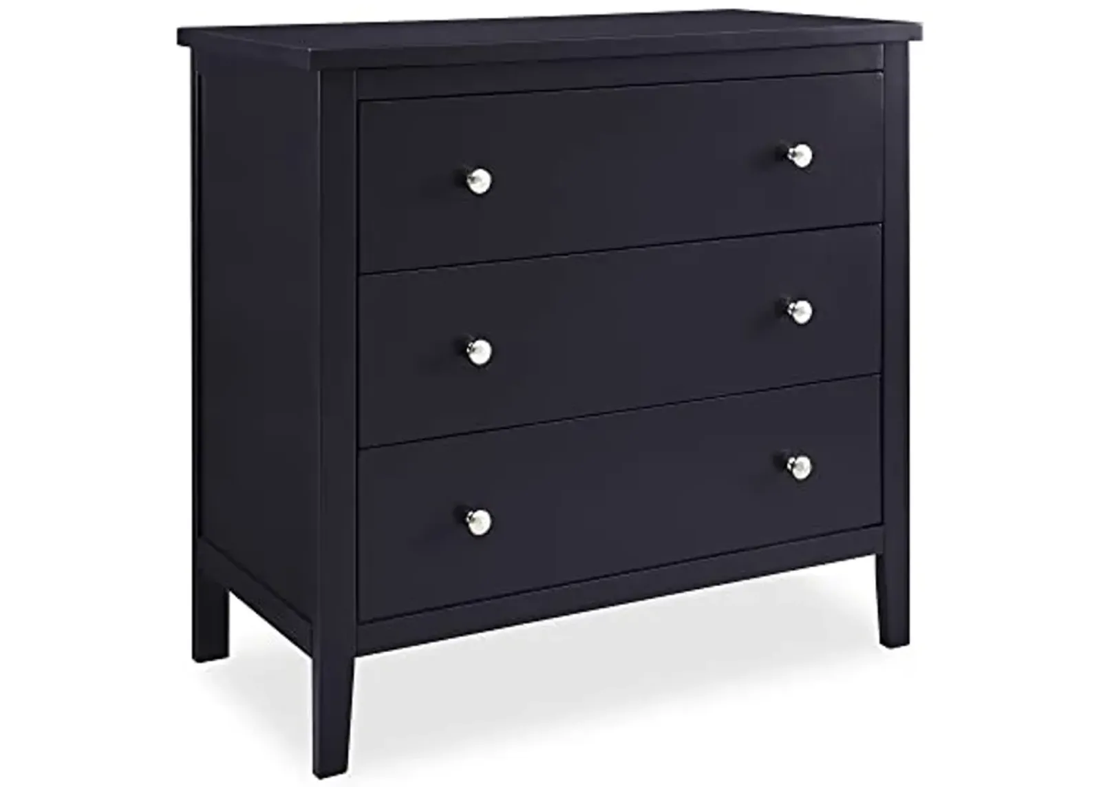 Delta Children Campbell 3 Drawer Dresser, Midnight Grey