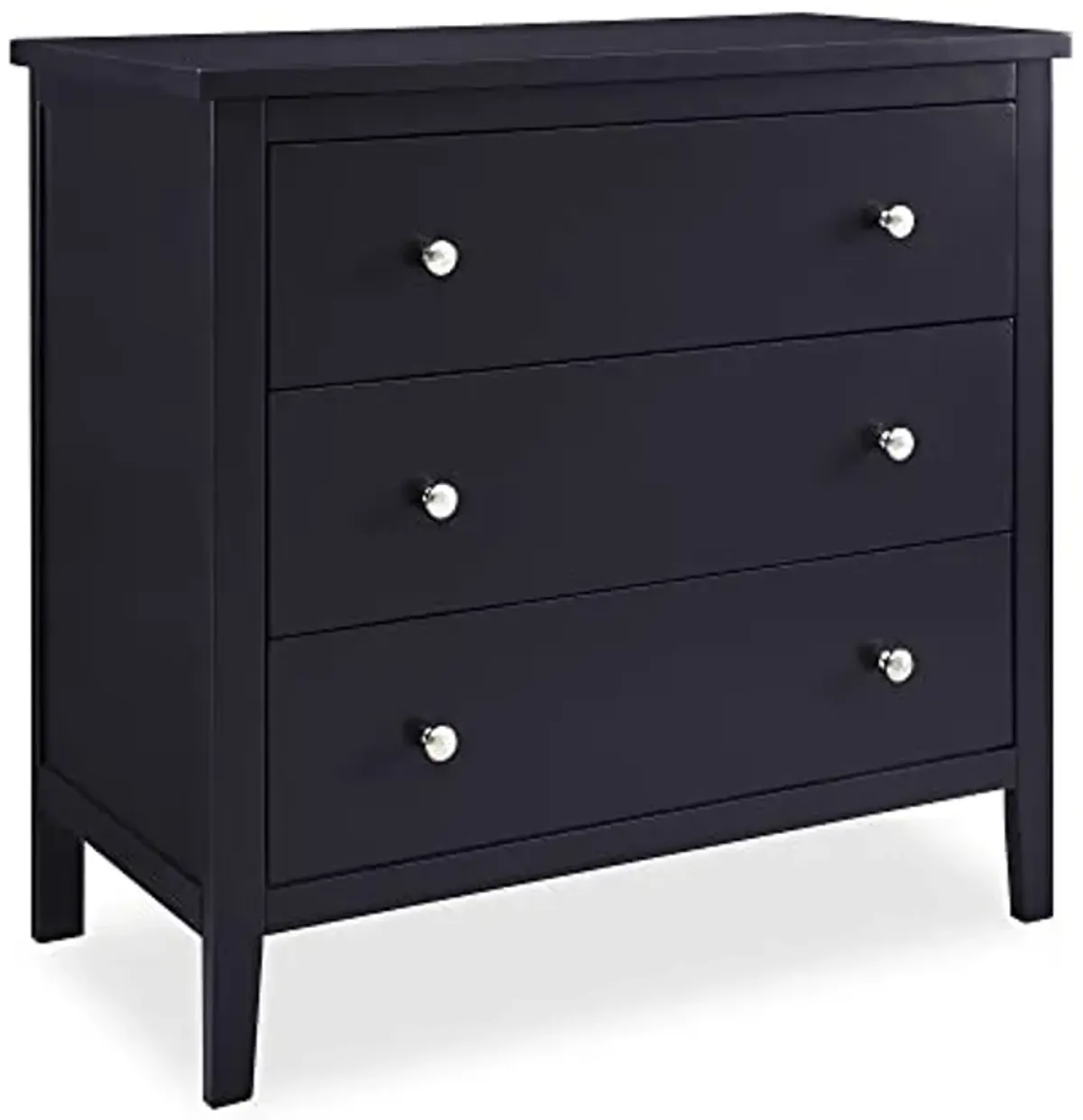 Delta Children Campbell 3 Drawer Dresser, Midnight Grey