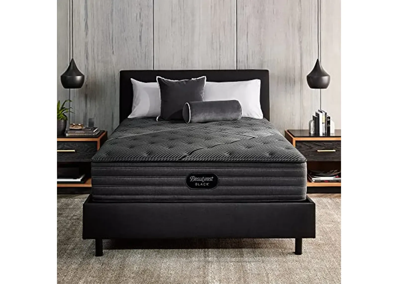 Beautyrest Black L-Class 13.5” Medium Cal King Mattress, Cooling Technology, Supportive, CertiPUR-US, 100-Night Sleep Trial, 10-Year Limited Warranty