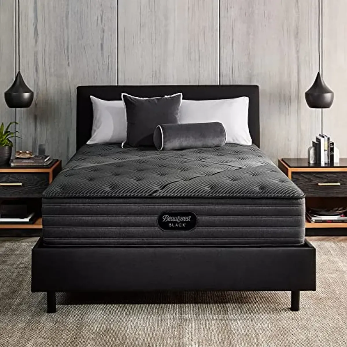 Beautyrest Black L-Class 13.5” Medium Cal King Mattress, Cooling Technology, Supportive, CertiPUR-US, 100-Night Sleep Trial, 10-Year Limited Warranty