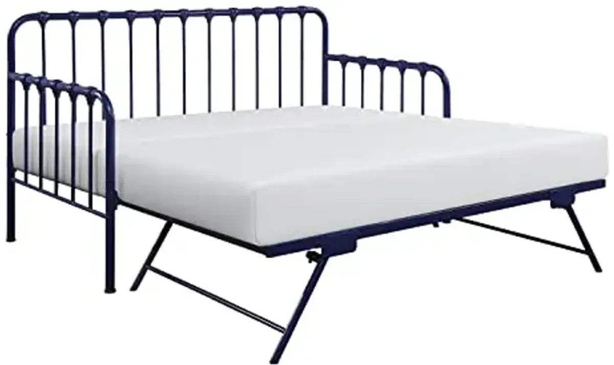 Lexicon Hendrix Metal Daybed with Trundle, Twin/Twin, Blue