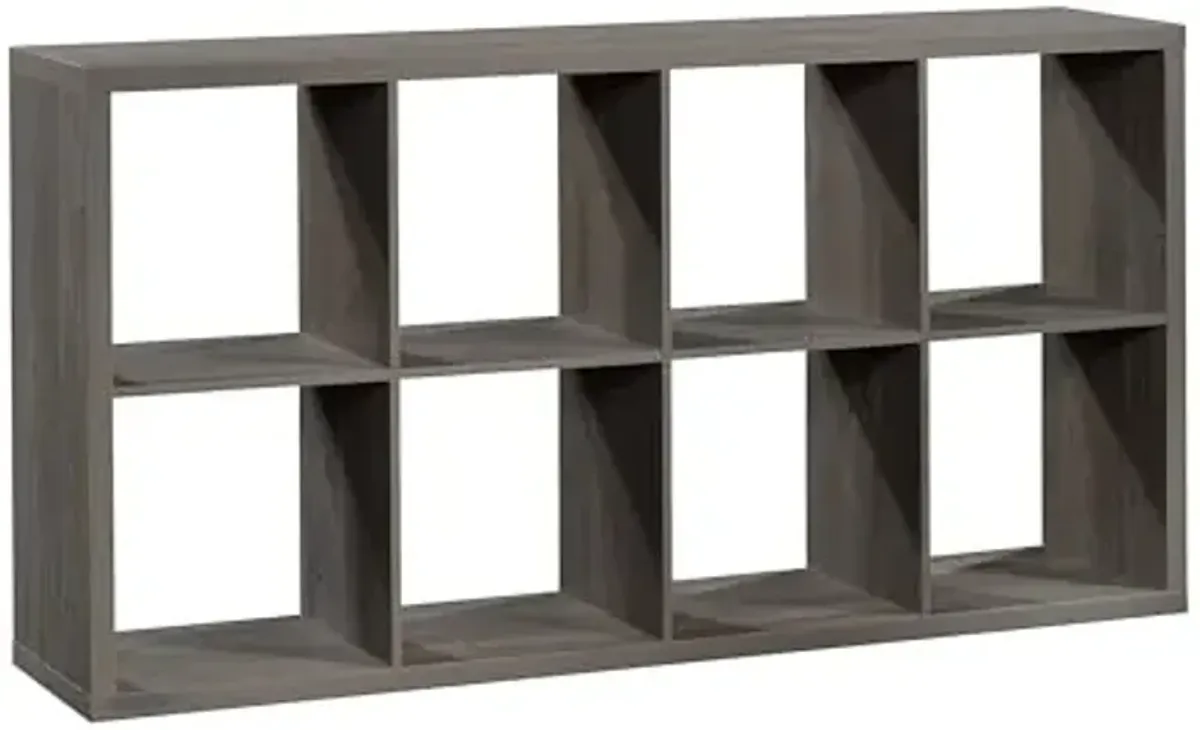 Sauder Miscellaneous Storage 8-Cube Organizer Storage Bookshelf/Book Shelf, Mystic Oak Finish