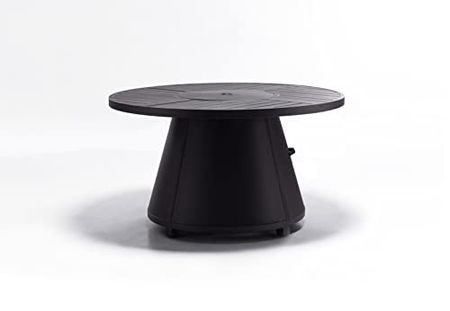Abbyson Living Outdoor Fire Table, Black