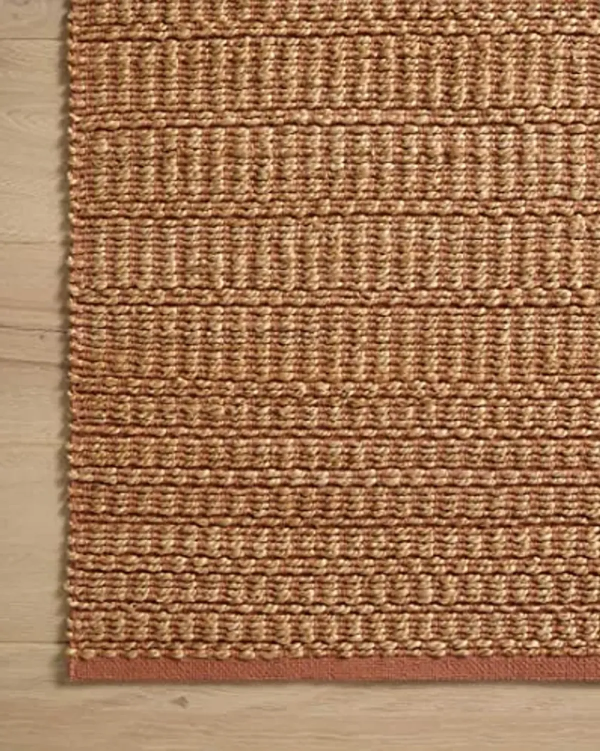 Loloi Angela Rose Colton Collection CON-05 Natural/Clay 9'-0'' x 12'-0'', .38" Pile Height, Area Rug