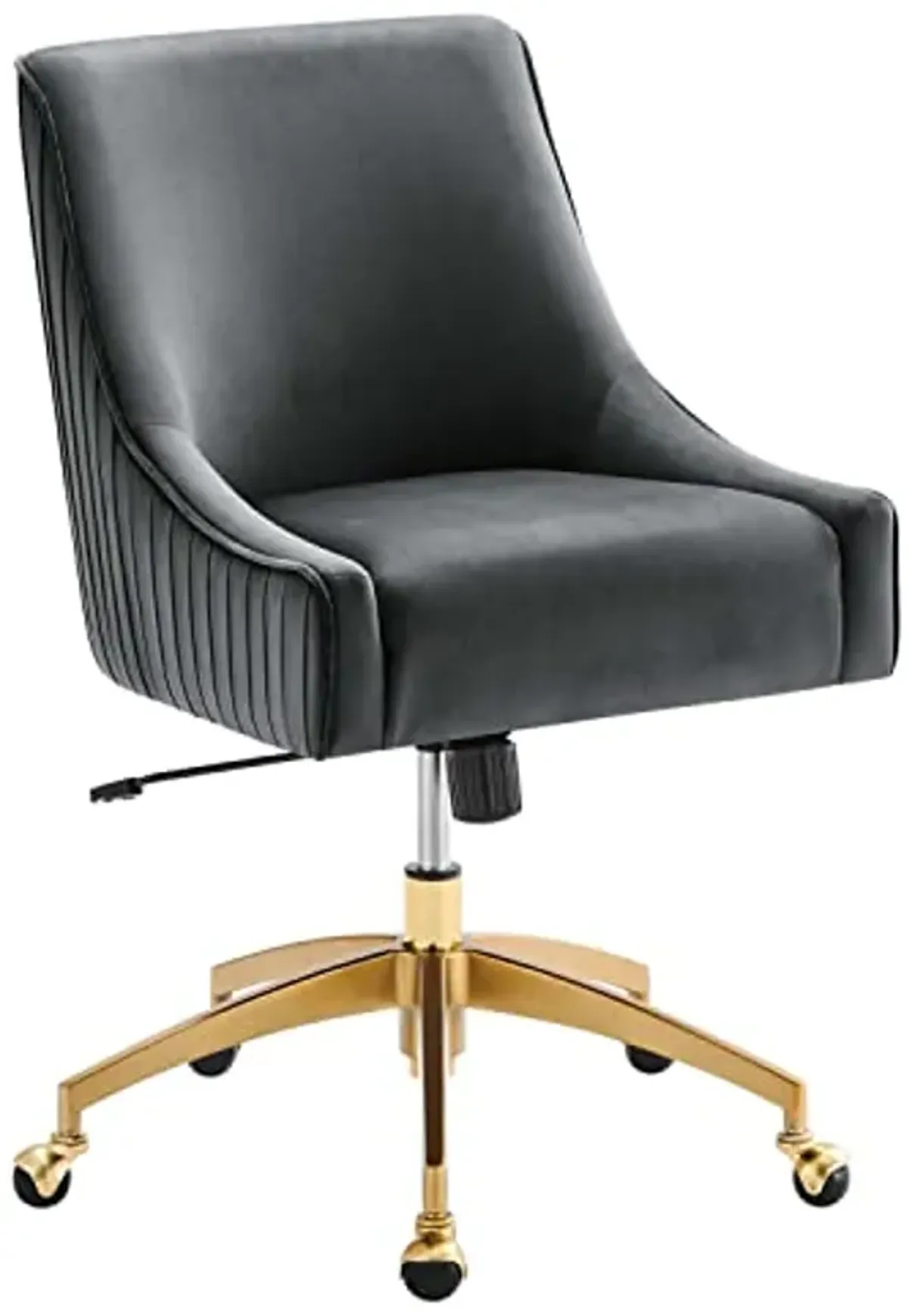 Modway Gray Discern Performance Velvet Office Chair EEI-5080-GRY