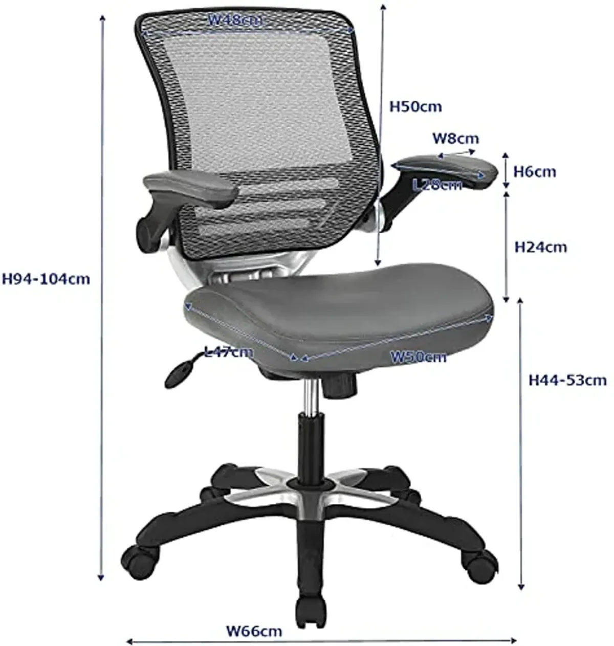 Modway Edge Drafting and Office Chairs Bundle