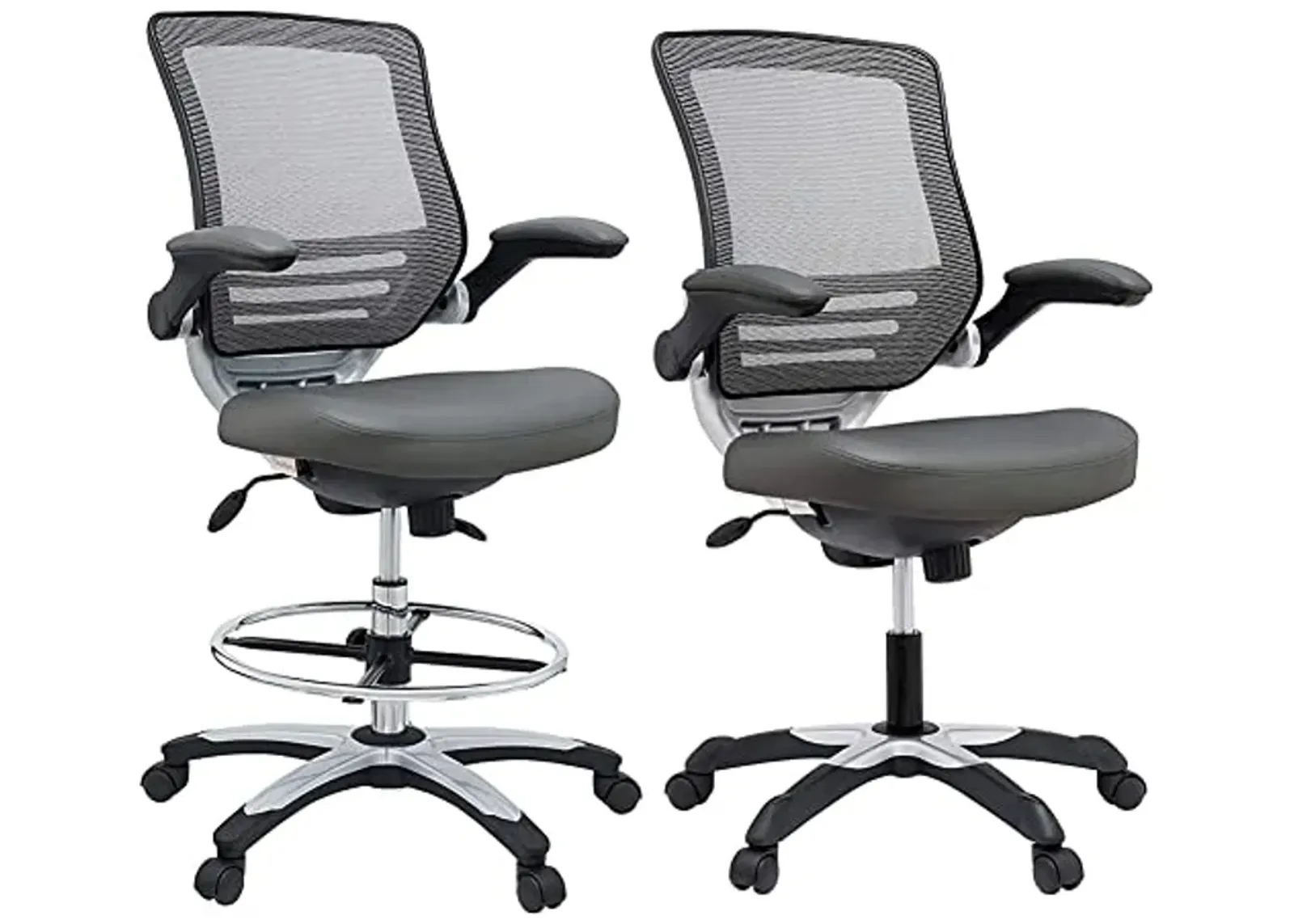 Modway Edge Drafting and Office Chairs Bundle