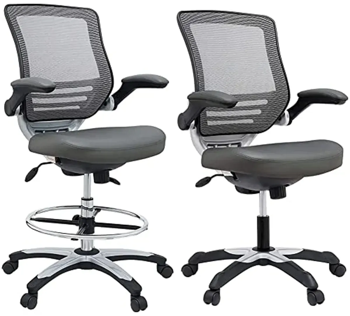 Modway Edge Drafting and Office Chairs Bundle