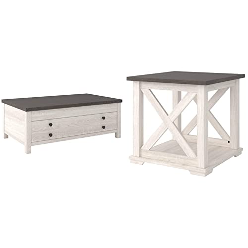 Signature Design by Ashley Dorrinson Farmhouse Lift Top Coffee Table