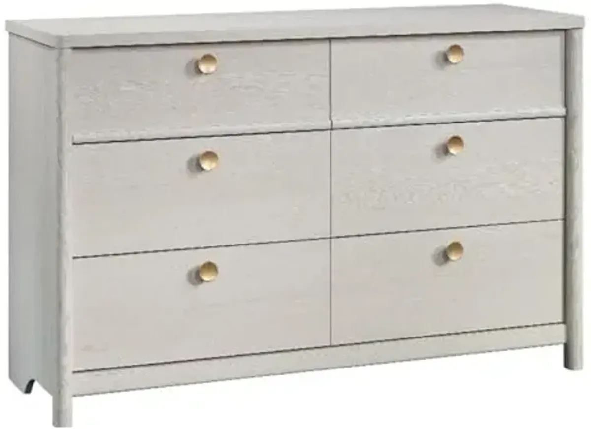 Sauder Dover Edge Dresser, in Glacier Oak Finish