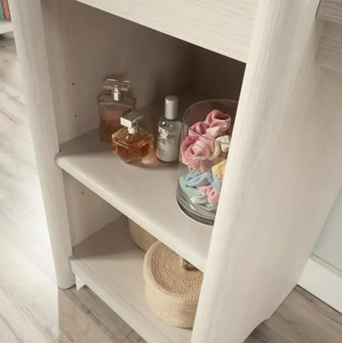 Sauder Dover Edge Vanity, Glacier Oak Finish