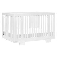 Babyletto Yuzu Convertible All-Stages Bassinet, Midi, Full-Size Crib in White, Greenguard Gold Certified, Portable & Adjustable with Conversion Kits and Pads Included