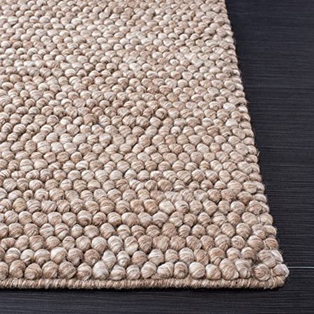 Safavieh Natura Collection 2' x 3' Brown NAT620T Handmade Wool Area Rug