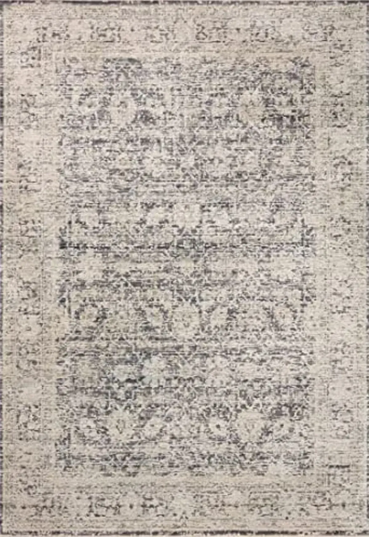 Loloi Amber Lewis Alie Collection ALE-05 Charcoal/Beige 18" x 18", .13" Pile Height, Sample Rug