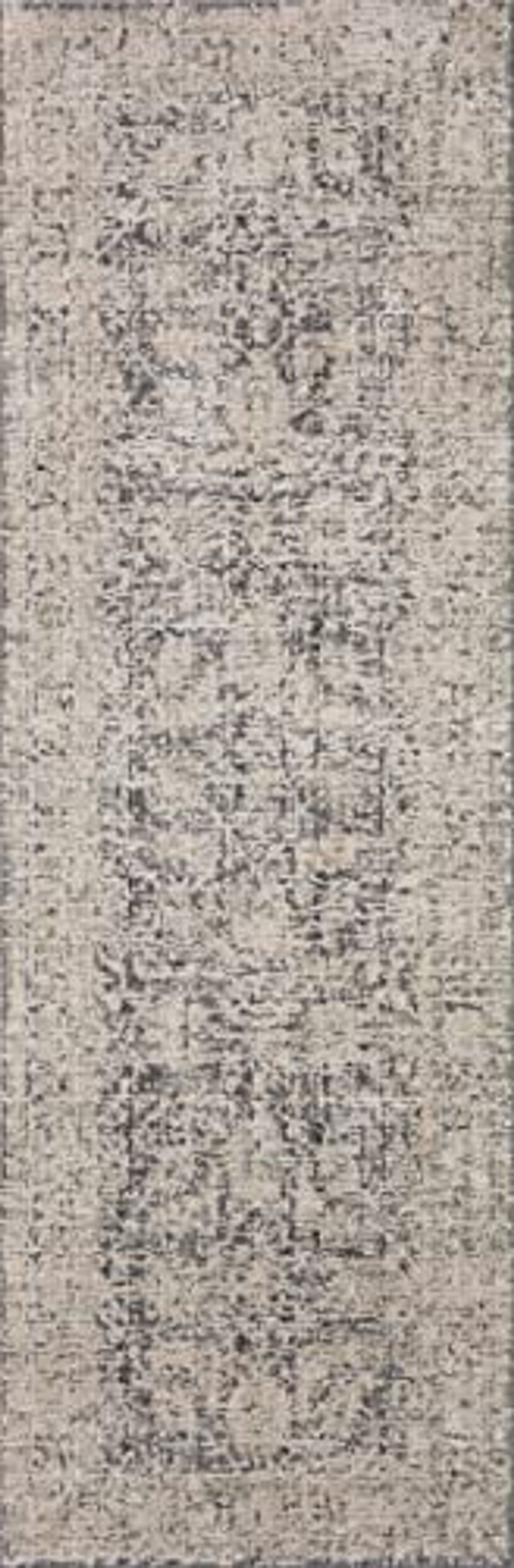 Loloi Amber Lewis Alie Collection ALE-05 Charcoal/Beige 18" x 18", .13" Pile Height, Sample Rug