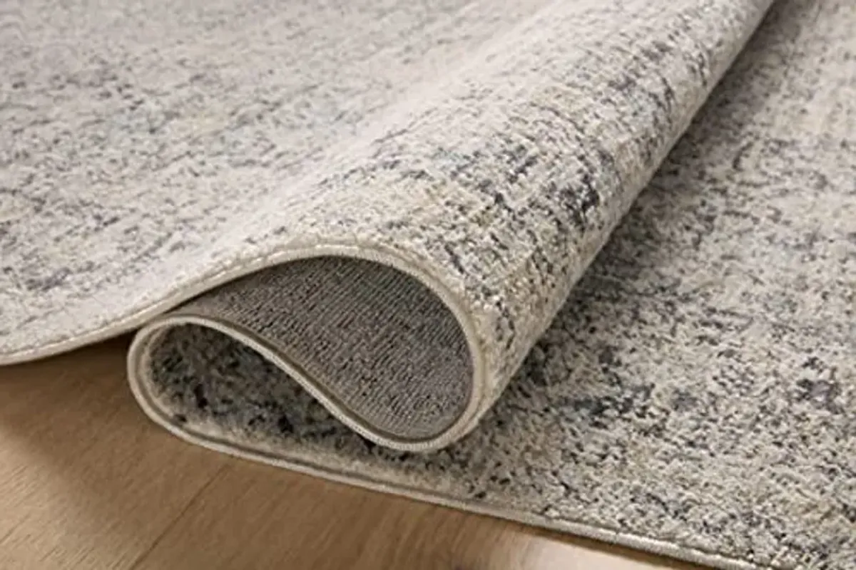 Loloi Amber Lewis Alie Collection ALE-01 Stone/Mist 2'-7'' x 7'-9'', .13'' Pile Height, Runner Rug