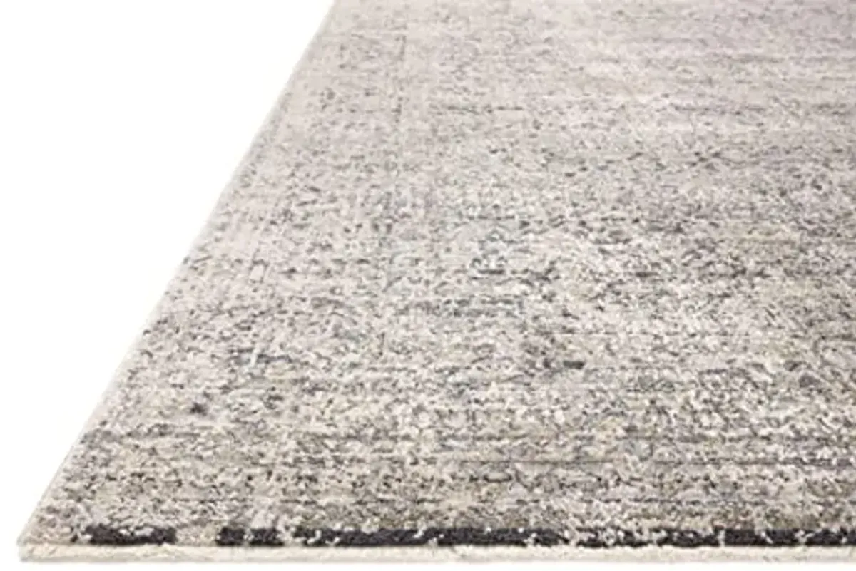 Loloi Amber Lewis Alie Collection ALE-01 Stone/Mist 2'-7'' x 7'-9'', .13'' Pile Height, Runner Rug