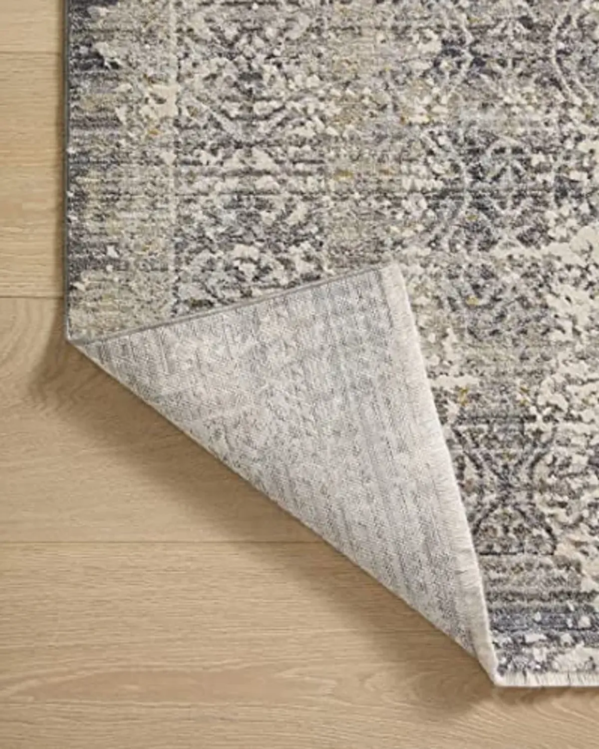 Loloi Amber Lewis Alie Collection ALE-04 Sky/Stone 5'-3'' x 7'-9'', .13'' Pile Height, Area Rug