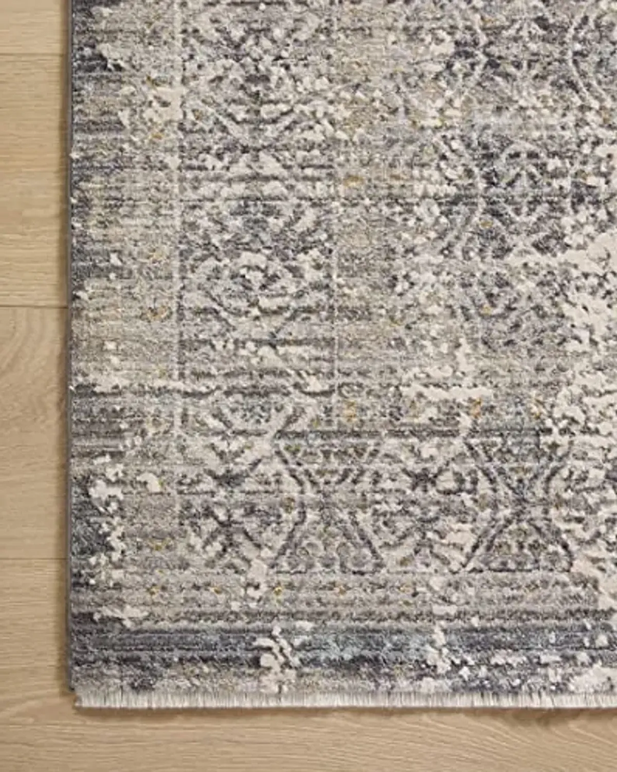 Loloi Amber Lewis Alie Collection ALE-04 Sky/Stone 5'-3'' x 7'-9'', .13'' Pile Height, Area Rug