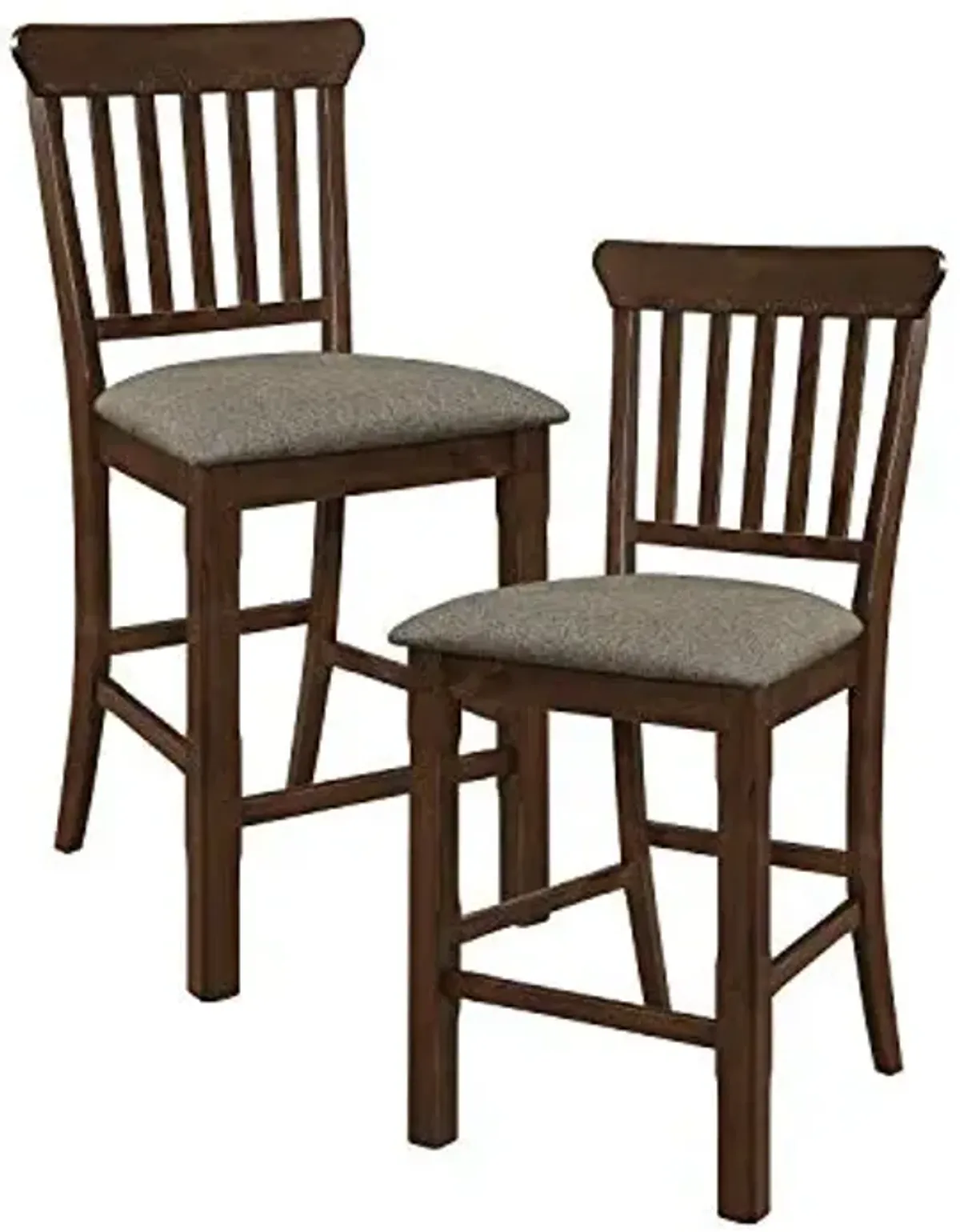 Lexicon Ellyza Counter Height Chair (Set of 2), Dark Brown