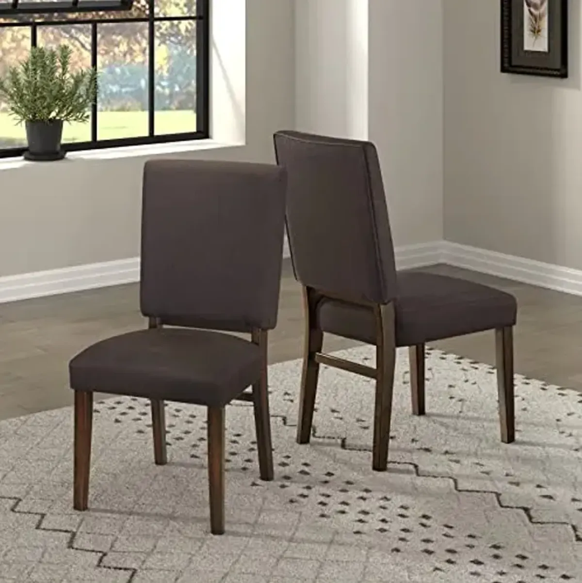 Lexicon Tori Dining Chair (Set of 2), Chocolate