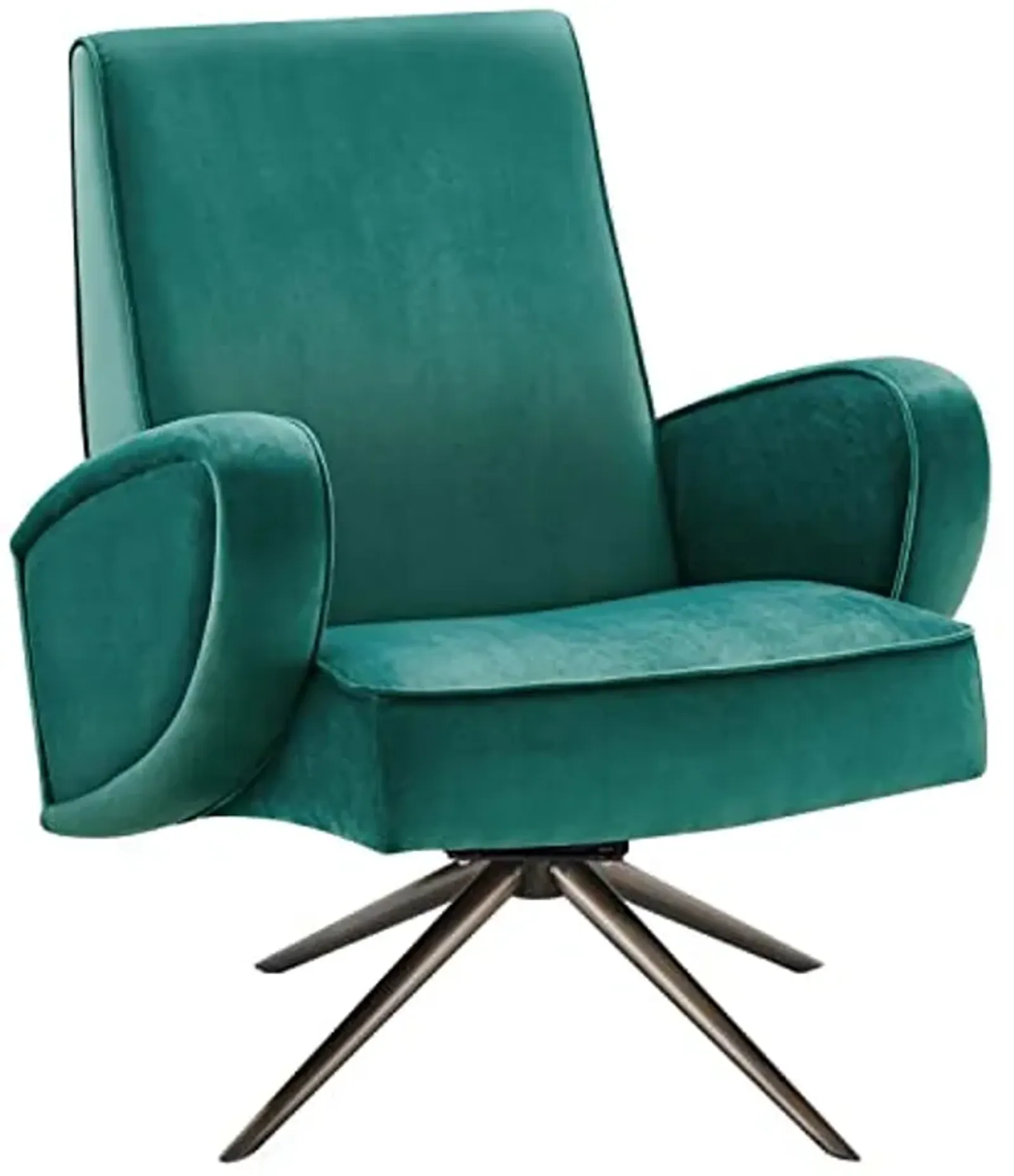 Modway Superior Performance Velvet Swivel Chair with Teal Finish EEI-5027-TEA