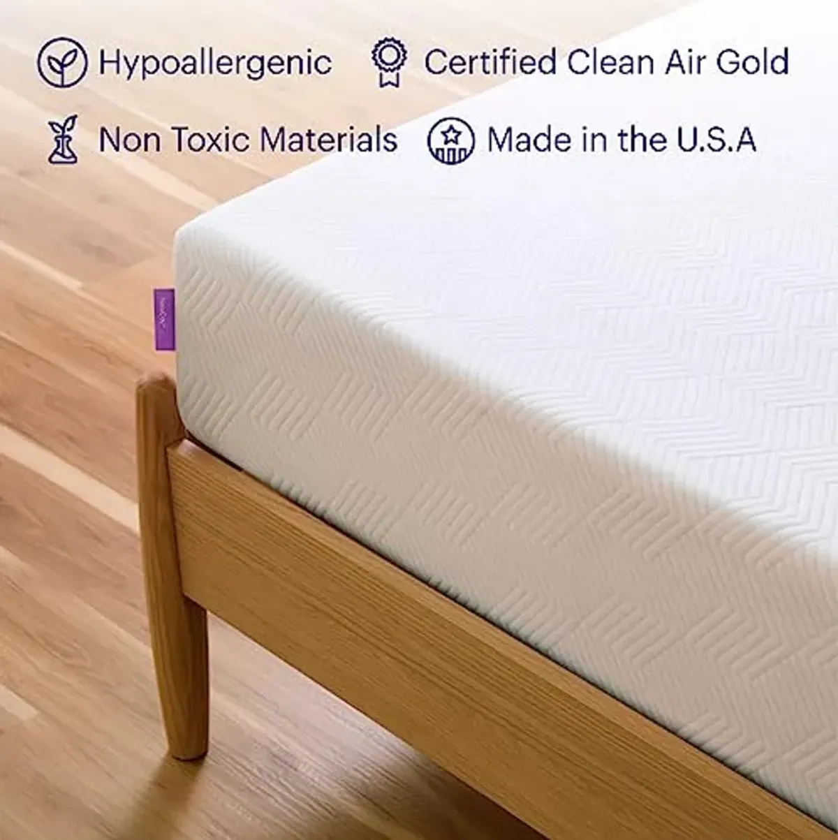 PurpleFlex Mattress – Full, GelFlex Grid, Better Than Memory Foam, Temperature Neutral, Responsiveness, Breathability, Made in USA