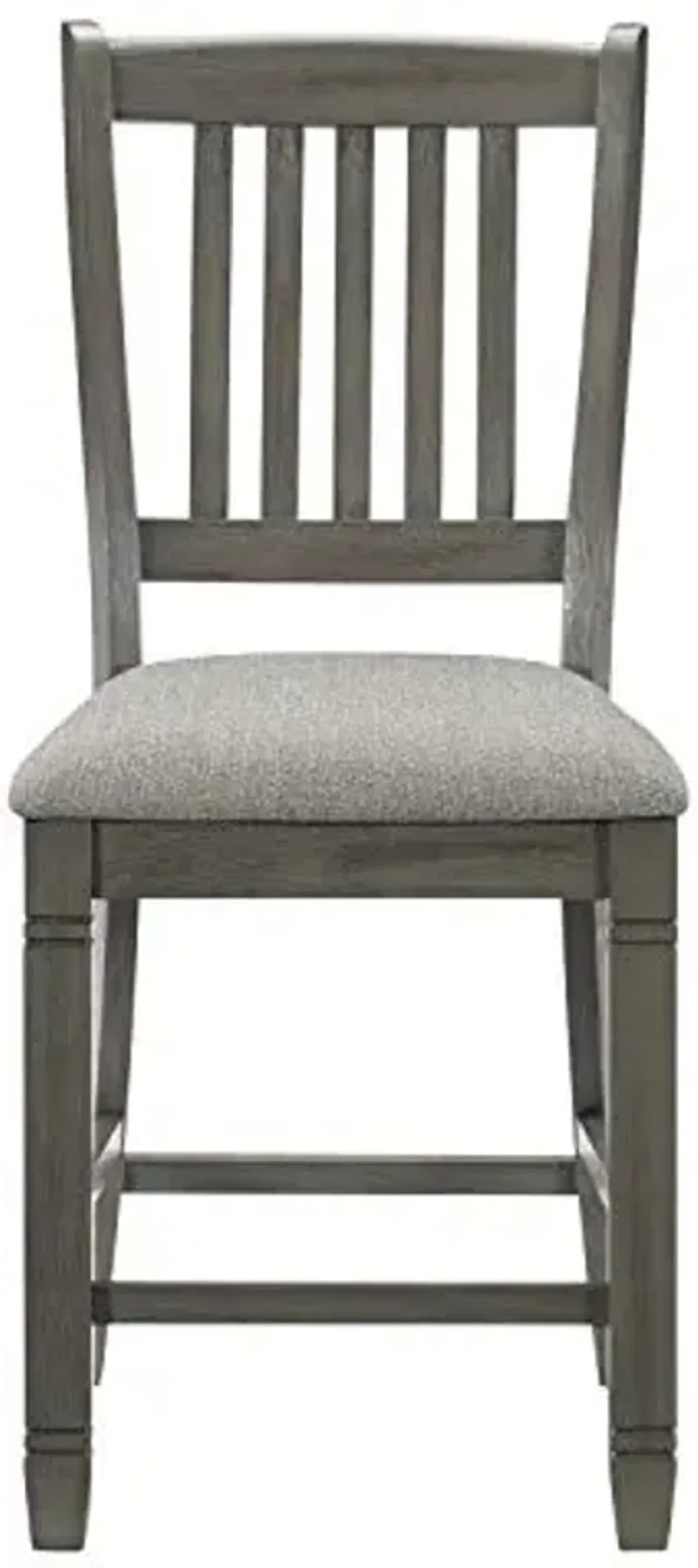 Lexicon Saratoga Counter Height Chair (Set of 2), Antique Gray