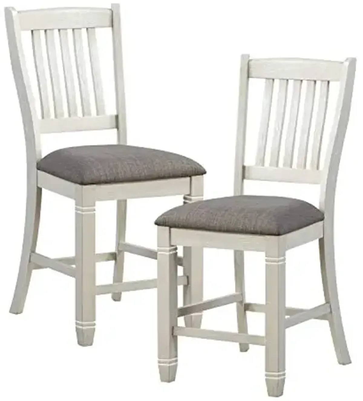 Lexicon Saratoga Counter Height Chair (Set of 2), Antique White