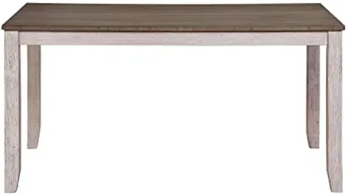 Lexicon Kerley Dining Table, Brown/Grayish White