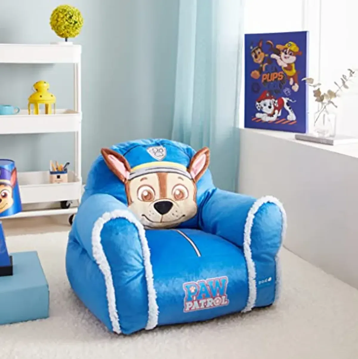 Idea Nuova Paw Patrol Chase Bean Bag Sofa Chair Large