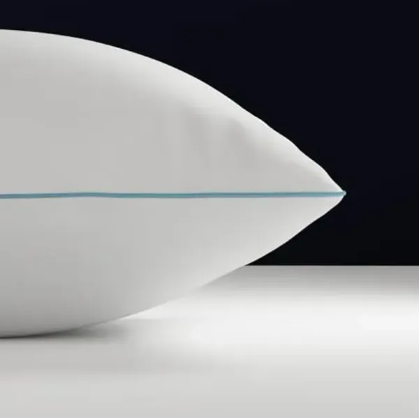 SEALY Perfect Temp Bed Pillows, Plush 100% Cotton Cover, Soft, Breathable, Temperature Balancing, Moisture Wicking, Hypoallergenic EverFluff Fiberfill, Machine Washable, Standard/Queen, White- 2 Pack