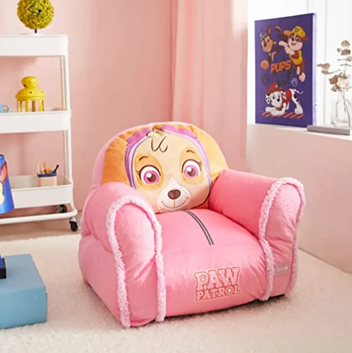 Idea Nuova Paw Patrol Skye Bean Bag Sofa Chair Large