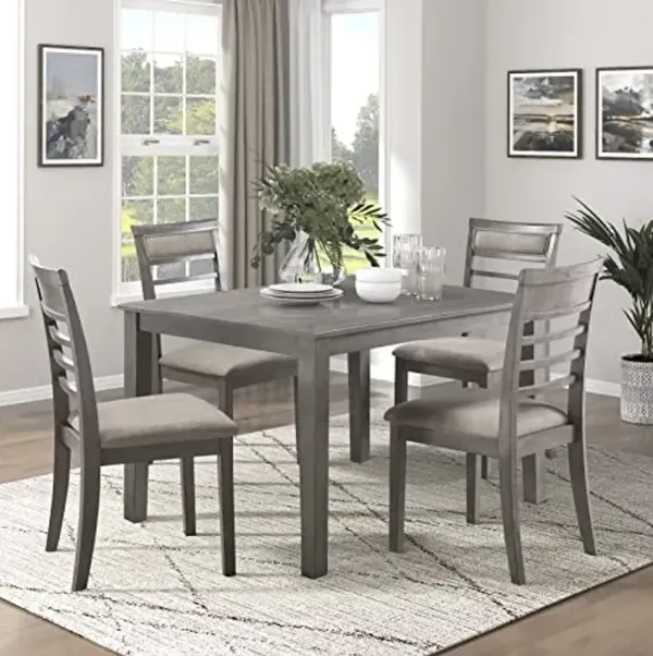 Lexicon Carick 5-Piece Dining Set, Gray