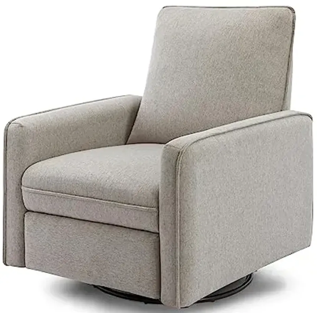 DaVinci Penny Recliner and Swivel Glider in Performance Grey Eco-Weave, Water Repellent & Stain Resistant, CertiPUR-US Certified