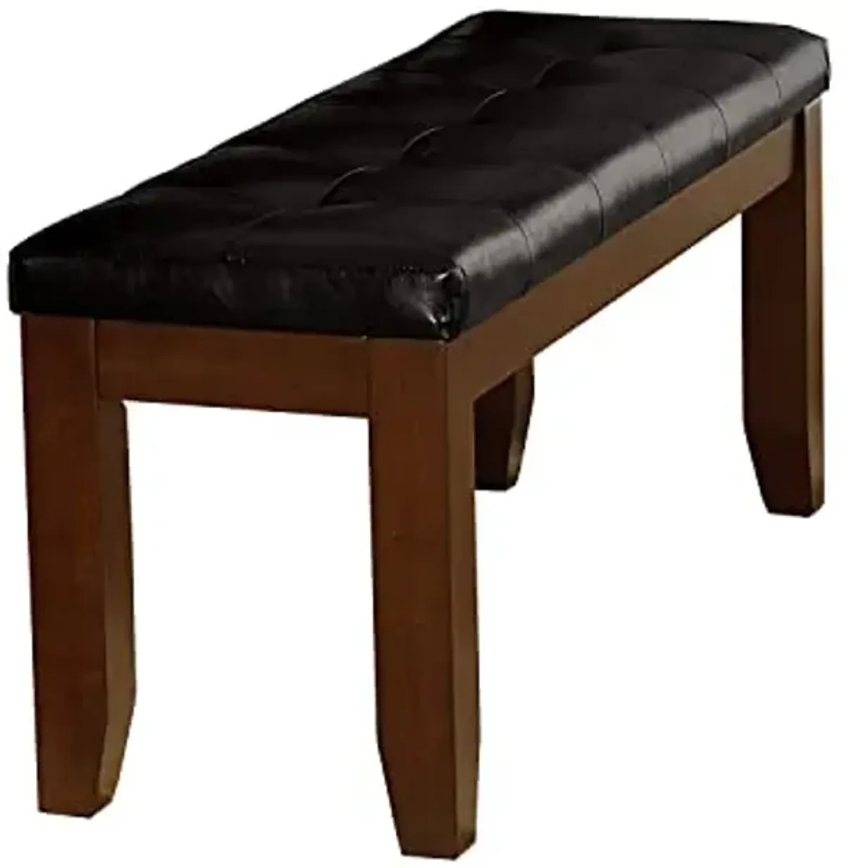 Lexicon Sylvia Dining Bench, 48" W, Dark Oak