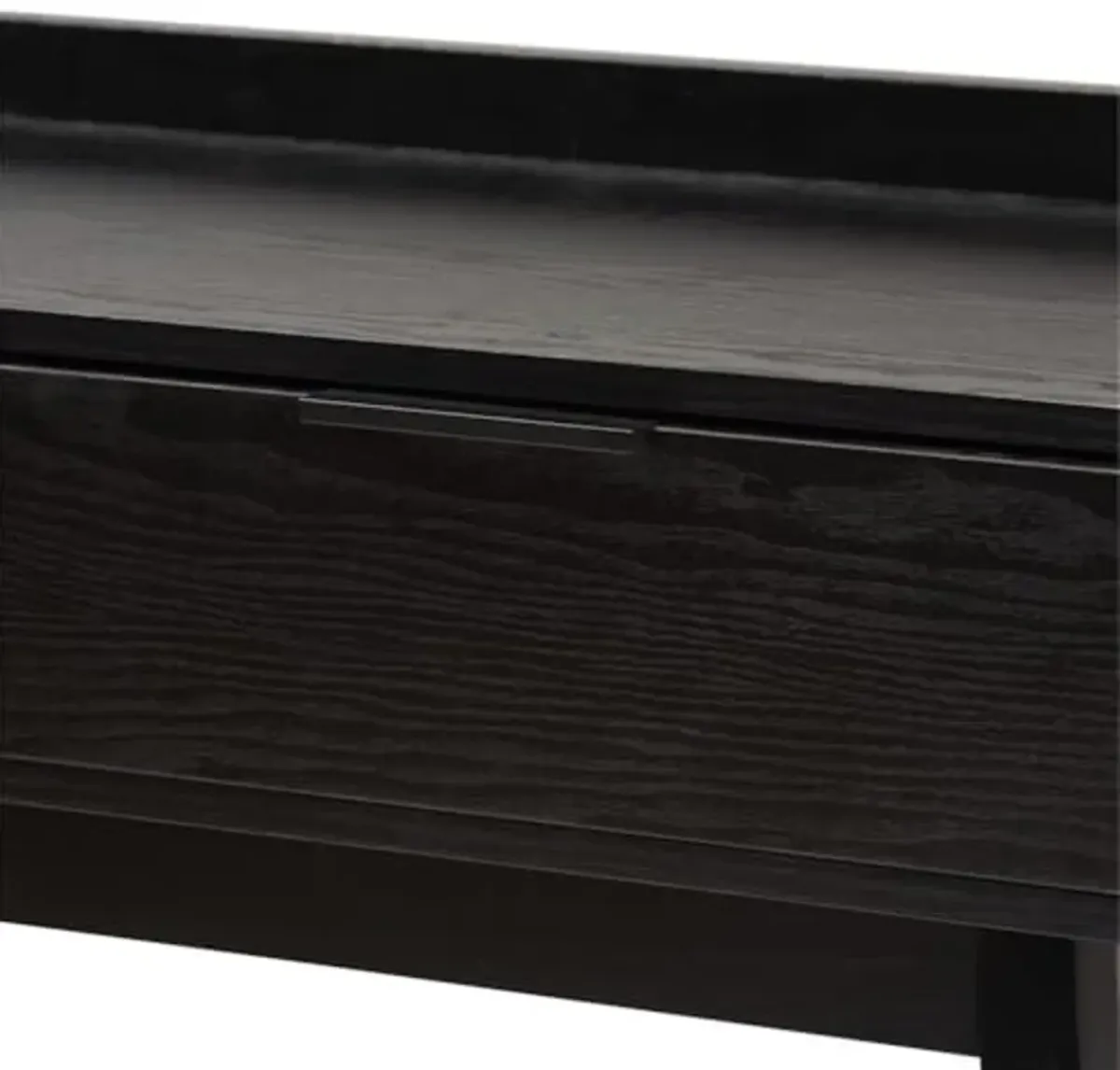 Baxton Studio Kalani Two-Tone Brown Wood 2-Drawer Console Table