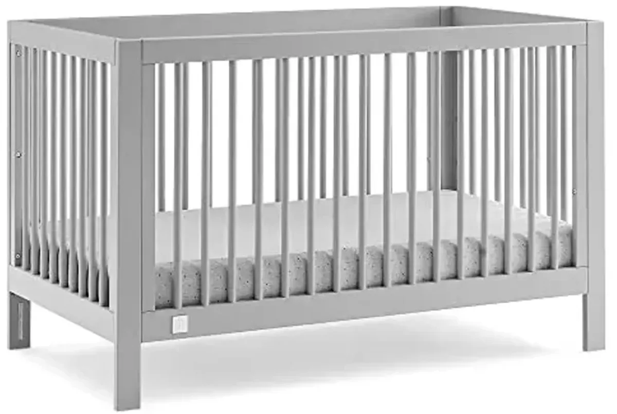 GAP babyGap Charlie 6-in-1 Convertible Crib - Greenguard Gold Certified, Grey