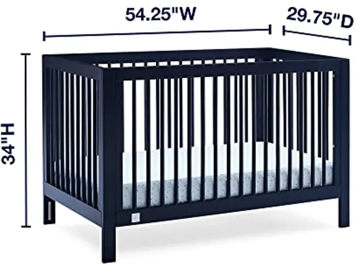 GAP babyGap Charlie 6-in-1 Convertible Crib - Greenguard Gold Certified, Navy